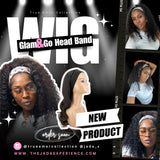 GLAM & GO HEAD BAND WIGS (KINKY CURLY)